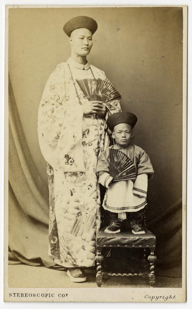 图片[1]-photographic print(black and white); album; carte-de-visite BM-Oc-A3.164-China Archive